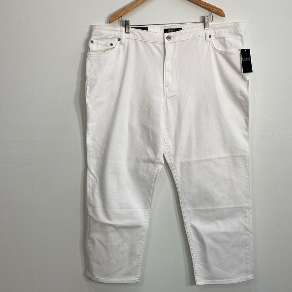 Lauren Ralph Lauren Jeans High Rise Straight Ankle Comfort Stretch Women's 22W - Picture 3 of 12